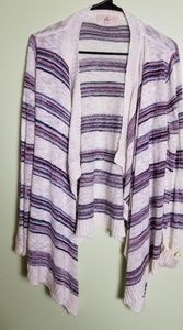 Punk Republic Open Stripped Cardigan Sweater